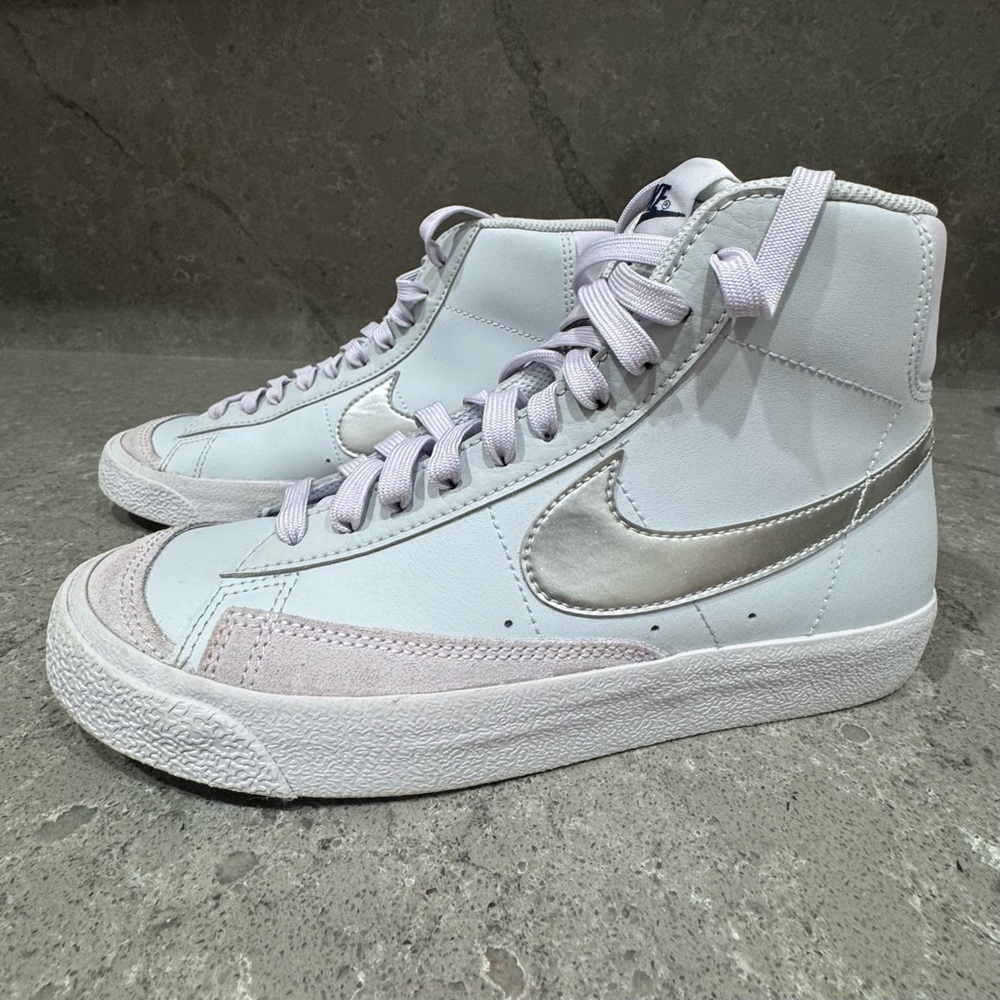 Nike Blazer Mid  “77 GS” Platinum Grape Moon Silver